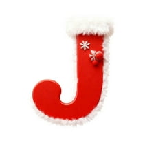 Darzheoy Personalized Christmas Tree Ornaments 26 Letters Alphabet Pendant for Xmas Tree Decor Home Party Custom Decorations