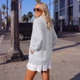 thumbnail image 3 of SUNBS Oversize Sweatshirts for Women Long Sleeve shirts Cowl Neck Drop Shoulder Pullover Tops Casual, 3 of 8