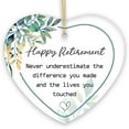 thumbnail image 4 of Happy Retirement Appreciation Ornament Gift, Sentimental Quote Keepsake for Both Men and Women, 4 of 5