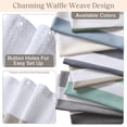 thumbnail image 3 of Cortina de ducha Madison Park Waffle Weave Taupe 180 x 180 cm, 3 of 8