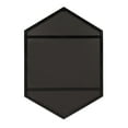 thumbnail image 5 of Uniek Kate And Laurel McNeer Large Hexagon Mirror, 31-1/8"H x 21-7/8"W x 13/16"D, Black, 5 of 6