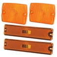 thumbnail image 2 of Aramox Lente de Luz de Señal de para Wrangler YJ 1987-1995 4 Piezas de Luz de Marcador Lateral y Carcasas de Luz de Señal de 56001378 de Repuesto ANGGREK Otros, 2 of 8