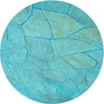 thumbnail image 1 of Ahgly Tapis d'Intérieur Lavable en Machine Carré Transitionnel Turquoise Foncé Vert, 3 Pieds Carré, 1 of 7