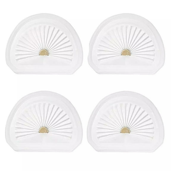 4 Pack VLPF10 Replacement Filters Compatible with Black and Decker Hand Vacuum Filter Model # HLVA320J00 HLVA315J& N575266