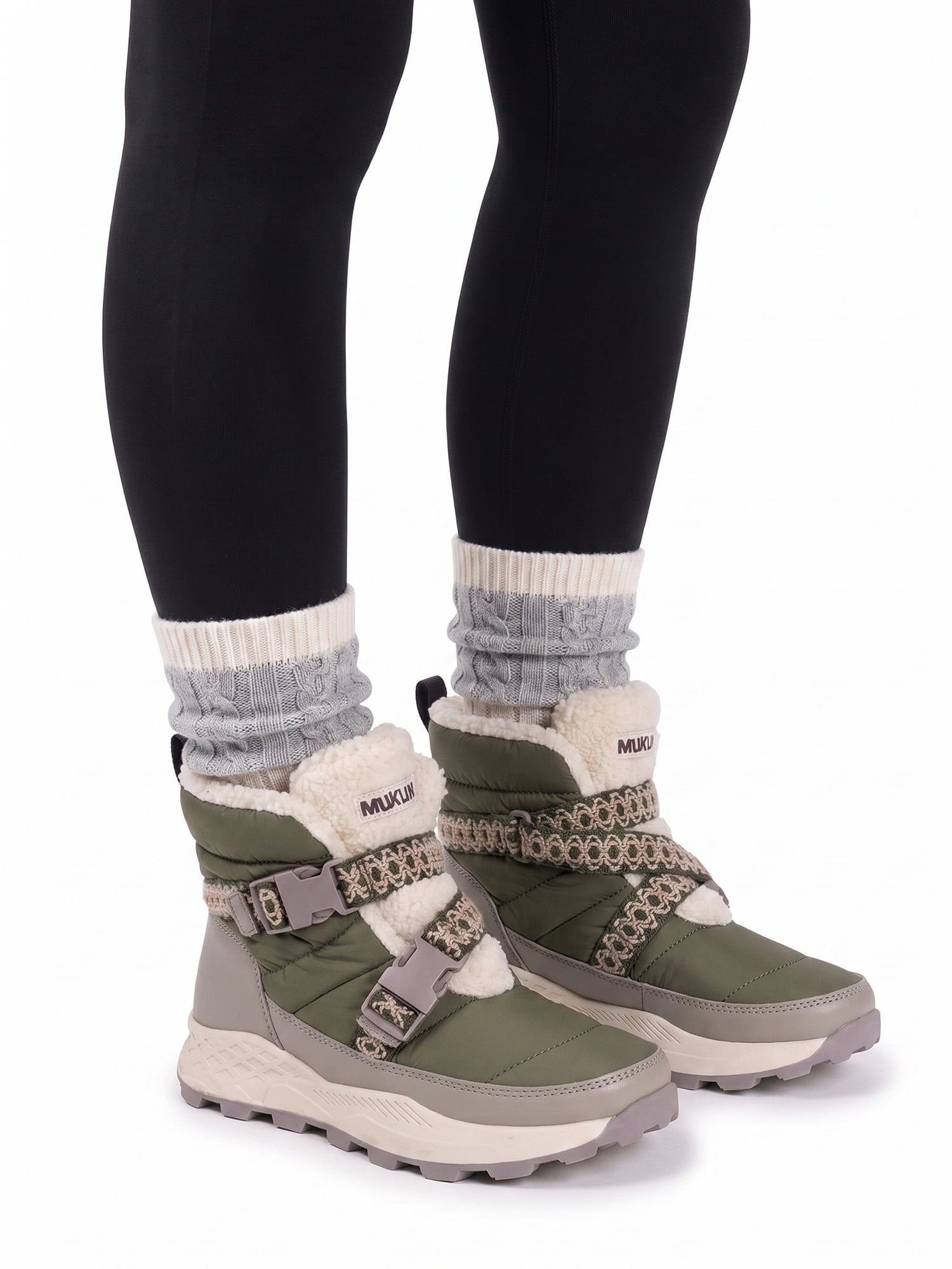 MUK LUKS Women's Wynne Slip On Winter Ankle Boots
