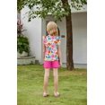 thumbnail image 4 of Arshiner Girls Two Piece Outfits Cute Ruffle Sleeve T-Shirts and Beach Shorts Sets Kids Summer Clothes, 4 of 4