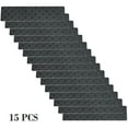 thumbnail image 2 of PPgejGEK 15-Piece Non-Slip Carpet Stair Treads Large Size with Reusable Adhesive Diamond Embossed Indoor Runner for Kids Elders and Pets Easy to Clean, 2 of 9