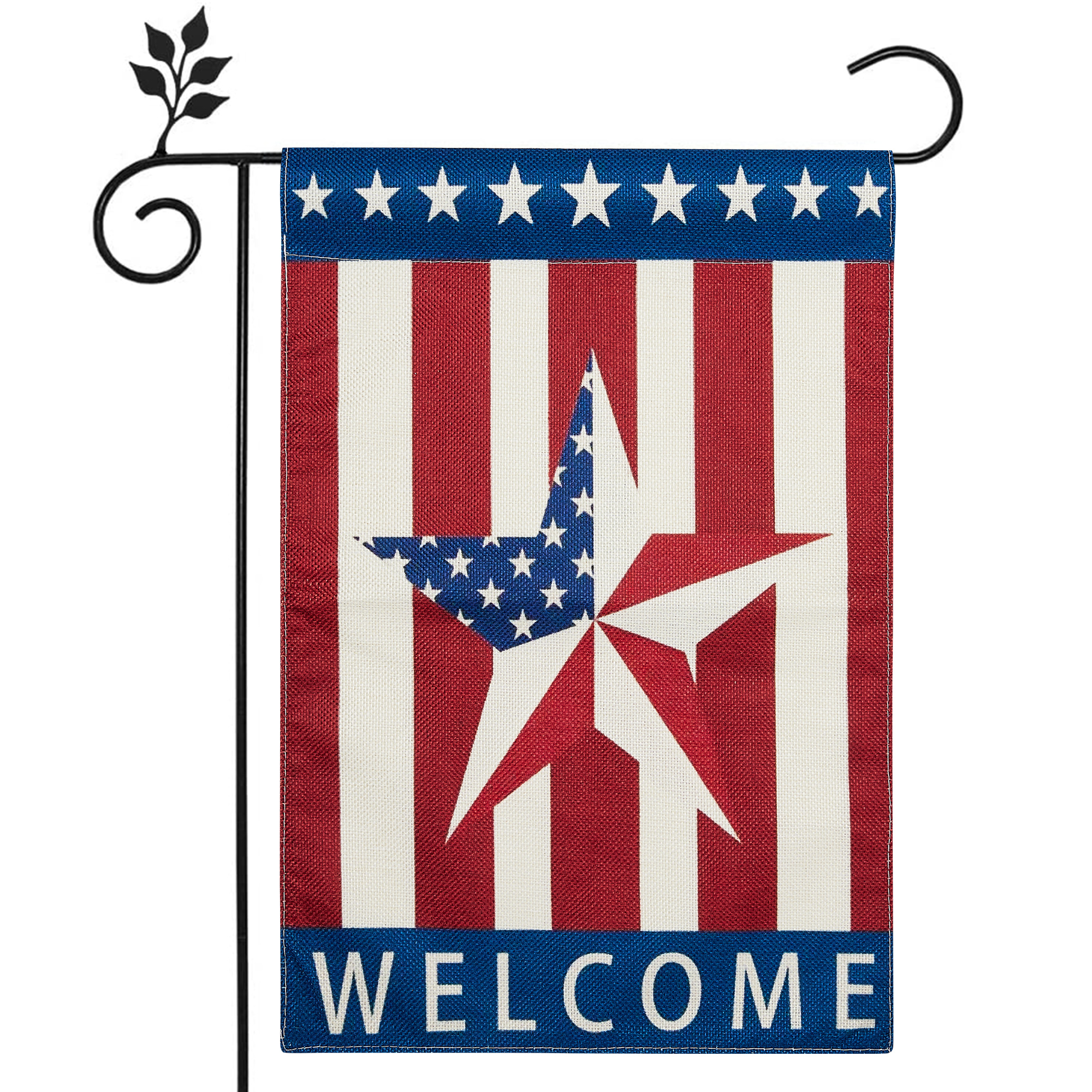 4th of July Garden Flag Independence Day 12X18 Inches Double Sided Outdoor Flag