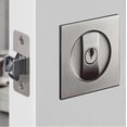 thumbnail image 1 of Sliding Door Lock Pocket Door Lock Invisible Recessed Mortise Lock Wooden Door Lock Silver - q36/YY, 1 of 5