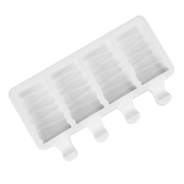 Guardoinrt Ice Cream Mold DIY 4 Grids Chocolate Maker Tray Silicone Non