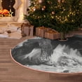 thumbnail image 5 of Fotbe Heroic Lion Encounter Pattern Christmas Tree Skirt, Tree Skirts Plush Christmas Decorations, Christmas Tree Skirts Xmas Decorations Holiday Party Decor-36", 5 of 6