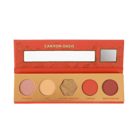 Profusion Cosmetics 5 Shade Eyeshadow Palette - Canyon Oasis