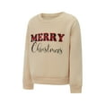 thumbnail image 2 of Michellecmm Family Matching Christmas Sweatshirt Parent-child Long Sleeve Crewneck Letter Print Pullover, 2 of 9