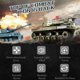 thumbnail image 2 of Juguete De Tanque RC, Juguete De Tanque Programable, Juguete De Control Remoto Para Regalo De Juguete Militar Para Niños Anggrek Otros, 2 of 8