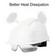 thumbnail image 5 of Casco con visera, casco, defensor, gafas integradas, casco de seguridad (blanco), 5 of 10