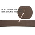thumbnail image 3 of Costyle New Belt Men Automatic Adjustable Leather Belts, Brown, 3 of 5