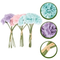 FRCOLOR  3 Bunches Carnation Bouquet Centerpieces Artificial Flower Office