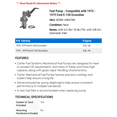 thumbnail image 2 of Fuel Pump - Compatible with 1975 - 1979 Ford E-150 Econoline 1976 1977 1978, 2 of 2