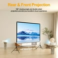 thumbnail image 4 of Visulapex Projector Screen with Stand 120inch 16:9 4K HD Outdoor Projector Screen Stand Home Theater Screens, 4 of 13