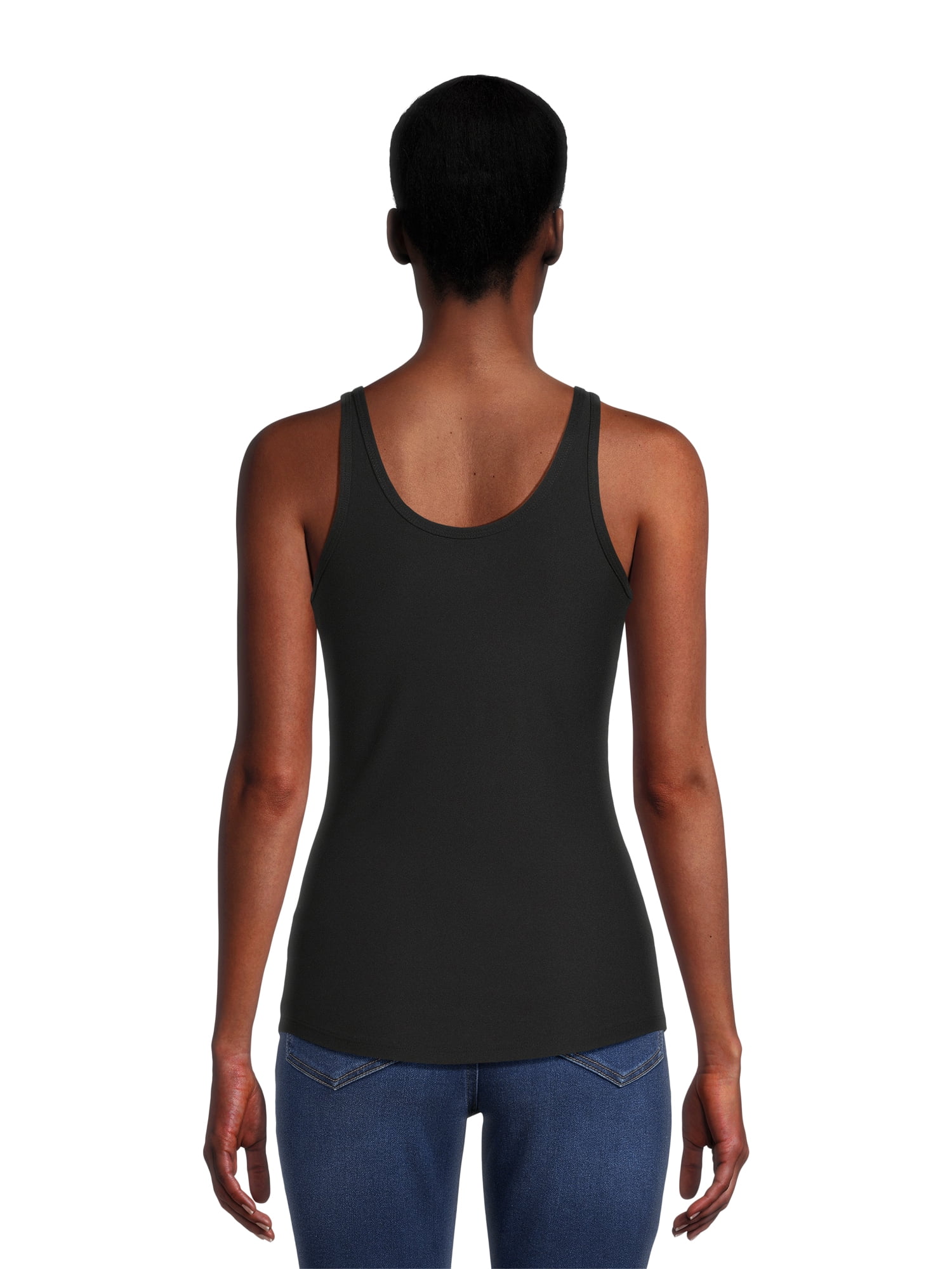 No Boundaries Juniors Scoop Neck Tank Top, 3 Pack, Sizes XS-XXXL