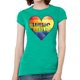 thumbnail image 1 of Womens Love gana la camiseta de manga corta del corazón - Kelly - Grande Love Wins Camiseta de manga corta, 1 of 1