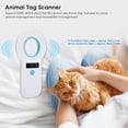thumbnail image 3 of Scanner d'étiquettes pour animaux portable OLED, lecteur d'étiquettes pour chiens et chats, 134,2 kHz, W90B, EMID/FDXB (blanc), 3 of 4