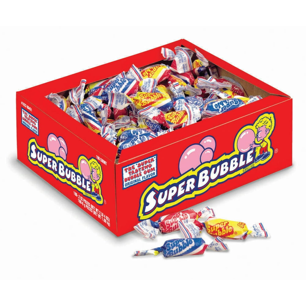 Super Bubble Bubble Gum, Original Tutti Fruitti Flavor, 36 Oz Walmart