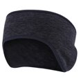 thumbnail image 4 of Cinta para la cabeza Baoblaze orejera de vellón polar gorro de Invierno elástico unisex antideslizante Azul, 4 of 8
