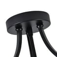 thumbnail image 4 of Aiwen Crystal Semi Flush Mount Ceiling Lamp Creative Living Room Kitchen Ceiling Lamp, 4 of 10