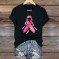 thumbnail image 4 of Blouses à Manches Courtes pour Femmes, Imprimé Amusant, Col Rond, T-Shirt Vintage, Blouses de Printemps pour Femmes, 4 of 4