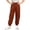 Brown, variant on Child Boys Girls Cargo Pants Casual Summer Kids Solid Trousers with Pockets Toddler Cat Pants