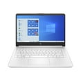 thumbnail image 2 of HP 14-dq0032dx 14" HD Notebook Computer, Intel Celeron N4020 1.1GHz, 4GB RAM, 64GB eMMC Flash Memory, Windows 11 Home S Mode, Snowflake White, 2 of 6