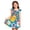 Multicolour, variant on Girls Dress Kids Easter Floral Bunny Print Sleeveless Knee Length Dress Holiday Outfit for Party Celebrations Multicolour 2 years-3 years