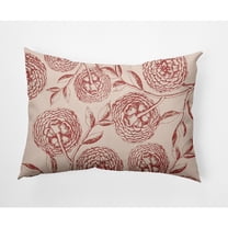 Simply Daisy Antique Flowers Indoor/Outdoor Lumbar Throw Pillow