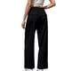 thumbnail image 2 of TaTaai Women's Solid Color Corduroy Sweatpants Elastic Waist Long Trousers with Pockets Casual Loose Sport Pants for Daily Outdoor Wear Gift, 2 of 9