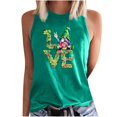 thumbnail image 1 of Camiseta sin mangas de primavera y otoño con cuello redondo suelto informal estampado para mujer Fridja  qr1537, 1 of 5