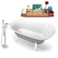 thumbnail image 4 of Tub, Faucet and Tray Set Streamline 70" Clawfoot NH1101GLD-100, 4 of 4