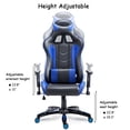 Costway High Back Executive Racing Reclining Gaming Chair Swivel PU