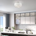 thumbnail image 3 of Livex Lighting - Meridian - 2 Light Semi-Flush Mount In Timeless Style-7.75, 3 of 8