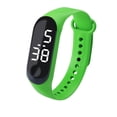 thumbnail image 1 of Reloj digital LED blanco, moderno, resistente al agua, para estudiantes, personalizado, creativo, informal, para deportes al aire libre, 1 of 6
