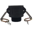 thumbnail image 1 of Cable externo de 2 pulgadas a 3/4 de pulgada Conector rápido de barril de tonelada IBC Galón IBC Tote Tanque Adaptador de drenaje Accesorios 2 "Bloqueo de leva x Manguera de jardín Grado ali, 1 of 5