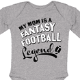 thumbnail image 4 of Inktastic My Mom is a Fantasy Football Legend Boys or Girls Long Sleeve Baby Bodysuit, 4 of 5