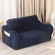 thumbnail image 5 of Silla infantil MOMCAYWEX Extra Ancha 2 en 1 Soft Sherpa Azul Oscuro, 5 of 6
