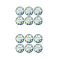 thumbnail image 4 of Maytalsory 6pcs Birthday Party Disposable Tableware Paper Plate Colored Dessert Plate Adult Children Birthday Party Baby Shower Decoration balloon 2Set, 4 of 6