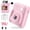 Pink, variant on Zostuic Kids Instant Print Camera 30MP Digital Video Camera for Toddler Age 3-12 Years Old Selfie Camera Toy  with 4 Rolls of Printing Paper Purple
