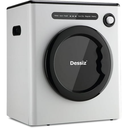 DTD10-WHITE 11LBS Capacity Compact, 110V 970W Portable Clothes Small Spaces RVs and Apartments Quiet, Sturdy and Easy to Use, Supplemental Dryer for Laundry Machines Drying