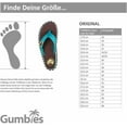 thumbnail image 4 of Gumbies - Islander Canvas Men's Women's Flip-Flops Sandals - Blue & Pink Stripe, 4 of 7