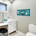 thumbnail image 3 of Hieng Blue Bathroom Decor Navy Bathtub Toilet Seat Wall Art Bathroom Rules Pictures Painting, 3 of 6