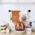thumbnail image 2 of Fall Kitchen Towels for Fall Decor,Orange Pumpkin Basket Eucalyptus Leaves Autumn Dish Towels 18x26 Inch Set of 2,Farmhouse Home Thanksgiving Harvest Vintage Decorations, 2 of 6