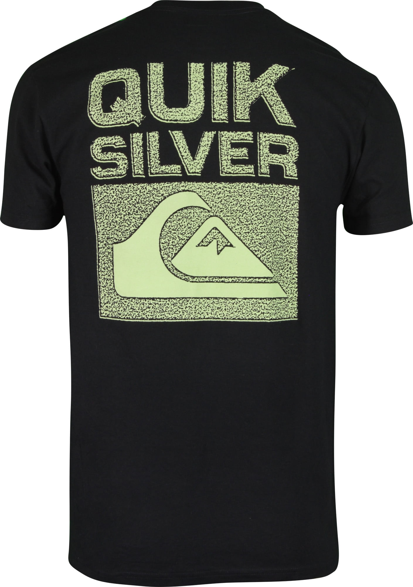 Quiksilver Mens Pixel Screen T-Shirt - Black